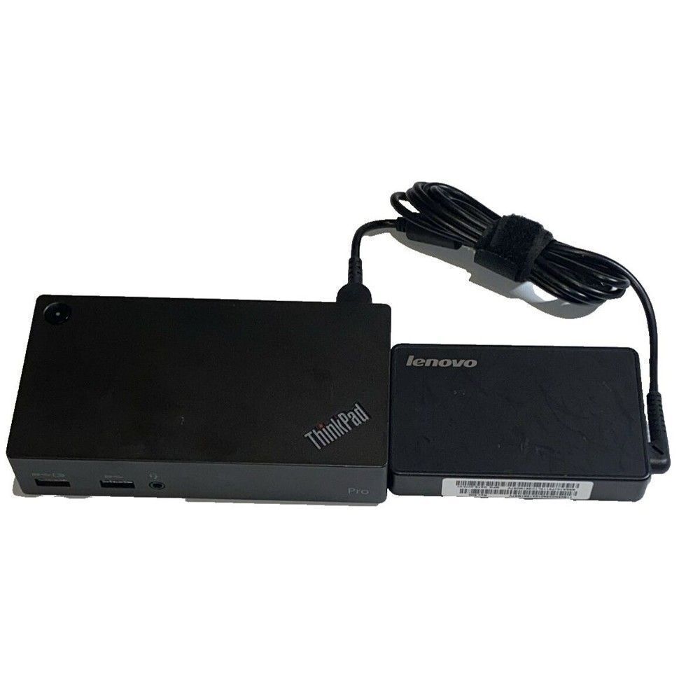 Lenovo ThinkPad DK1522 USB 3.0 Pro Dock Docking Station 40A7 w/ Power Adapter
